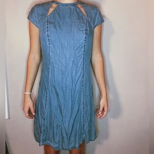 American Eagle Long Denim Dress